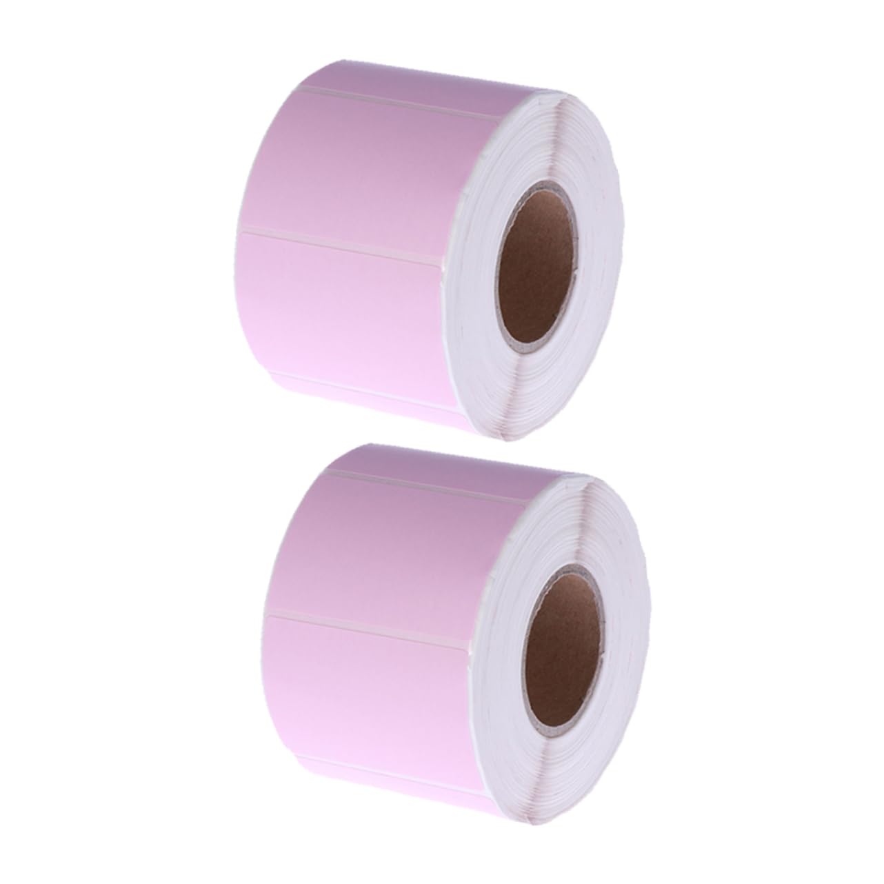 Veemoon Etichette Autoadesive in Carta Termica Rosa per Etichettatrice Resistenti All'acqua 2 Pezzi e Etichette Adesive Blank per Pacchi Spedizione
