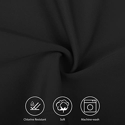 image for BALEAF Women's Sporty Blouson Tankini Swimsuits Modest Full Coverage T