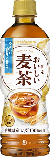 最安値 ポッカサッポロ 伊達おいしい麦茶 525ml 24本の価格比較