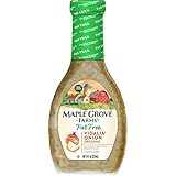Maple Grove Farms Fat Free Salad Dressing, Vidalia Onion, 8 Ounce (Pack of 12)