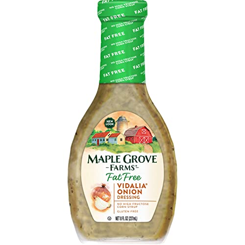 Image of Maple Grove Farms Fat Free Salad Dressing, Vidalia Onion, 8 fl oz (Pack of 12)