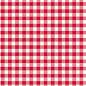 Red Gingham Tissue Paper 500 x 750mm 10 Pack