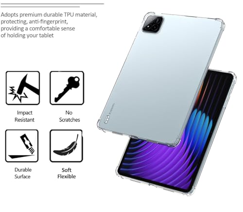 Image of TGK Transparent Back Cover for Xiaomi Mi Pad 7 11.2 inch Case /Pad 7 Pro