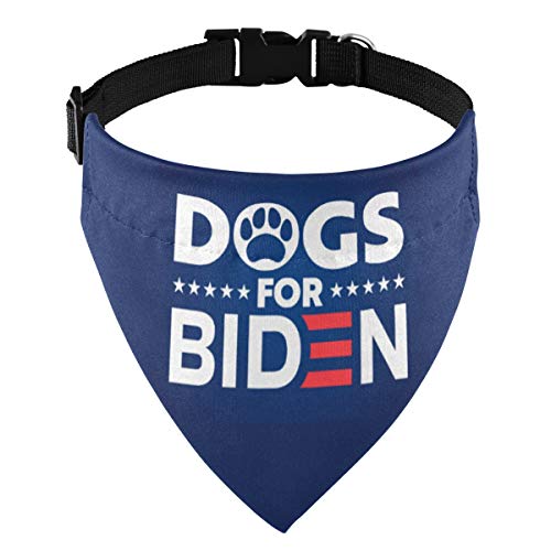 ODAWA Dogs for Biden Dog Bandana Collars, Bandanas Handkerchiefs Scarfs, Soft Dog Triangle Scarfs for Pet Puppy Boys & Girls