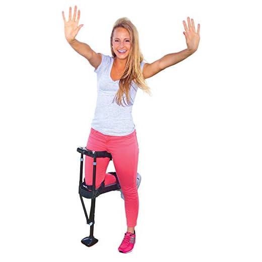 iWALK 2.0 Hands Free Crutch - Pain Free Knee Crutch - Alternative to Crutches and Knee Scooters