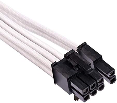 Corsair CP-8920217 Premium Individually Sleeved PSU Cables Starter Kit  Black, 2 Year Warranty, White