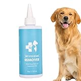 Lavage des yeux pour animaux | Nettoyant pour paupières pour animaux de compagnie - Le nettoyant naturel non irritant pour les yeux de 8 oz pour chiens aide à prévenir les yeux qui coulent et Novent