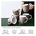 DOWAN Coffee Mugs, 17 Oz Coffee Mug Set of 6, Corrugated Tea Mugs (Brown)