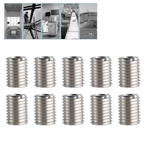 �yAiYa�z �l�W�ϊ��A�_�v�^�[ �X�e�����X�| ��s�a ���ߍ��݃i�b�g �l�W�R��C �C���T�[�g�i�b�g ���aM8*1.25 �O�aM10*1.5 ����20mm m10 m8 �ϊ��{���g (10)