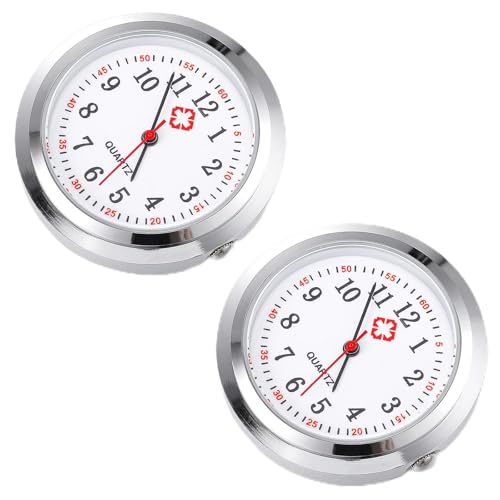 Hemobllo Taschenuhr Zifferblatt, Clip - Auf Uhr Revers Pin Zifferblatt,...