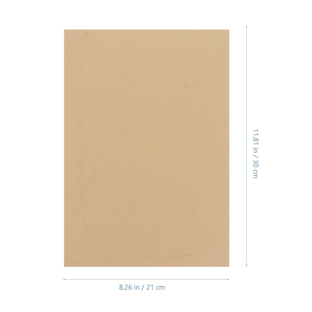 Braunes Briefpapier aus Kraftpapier A4 100 Blatt für Dokumente