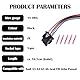 HISports 5 PIN Luftmassenmesser MAF Kabelbaum 4F0973705-kompatibel mit A3 A4 A5 A6 Q5 R8 Skoda Seat VW Jetta Passat