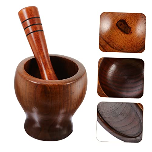 Set molinillo de ajo de madera PRETYZOOM miniatura 7
