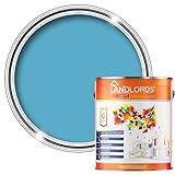 Landlords - Pintura antihumedad, color azul océano