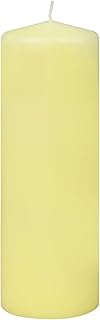 Zest Candle 3 by 9-Inch Ivory Pillar Candle, 3
