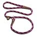 Mendota Pet Slip Leash - Dog Lead and Collar Combo - Made in The USA - Ruby, 1/2 in x 4 ft - for Large Breeds