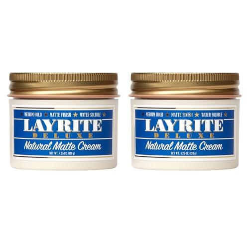 Layrite Deluxe Natural Matte Cream 4.25 of 2 pack