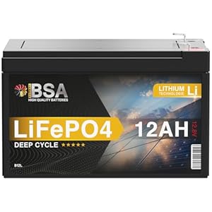 BSA LiFePO4 12V 12Ah Batterie B12L