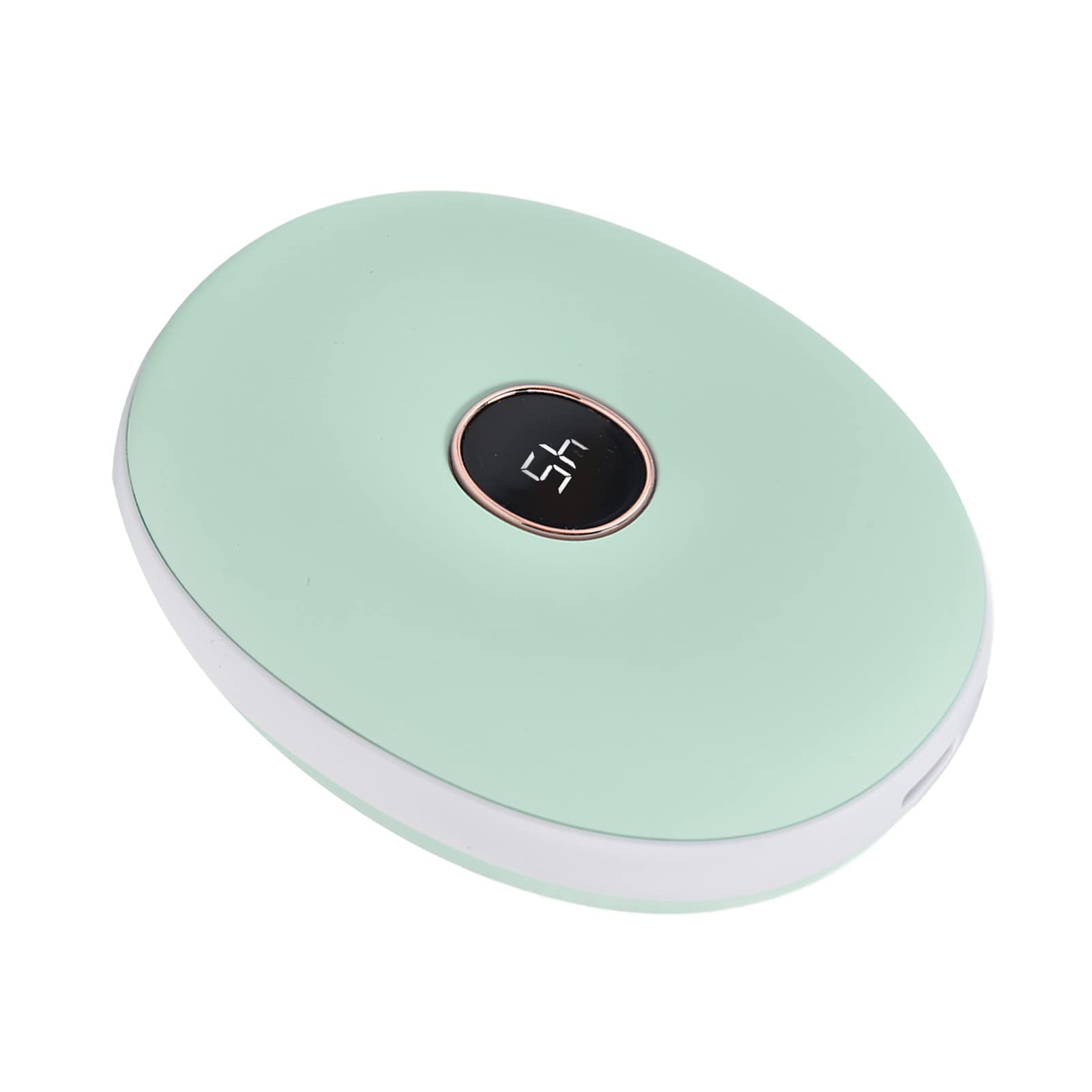 Scaldamani ricaricabile Scaldamani elettrico Mini scaldamani Riscaldamento doppio lato Controllo intelligente della temperatura Ricarica USB Riscaldatore portatile per attività
