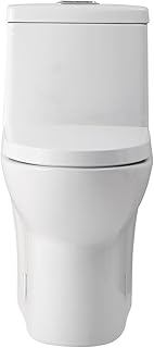 Elegant Lighting TOL2001 Winslet White Toilet