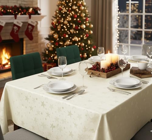 KAMACA Lotus Effekt Läufer Magic Stars mit Sternen Motiv -...