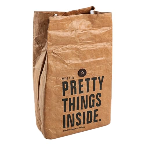 Bolsas de almuerzo de papel marrón, bolsas de comestibles lavables, bolsas de almuerzo retro, bolsas de compras reutilizables, bolsa de transporte ecológica, bolsa de papel clásica para uso escolar