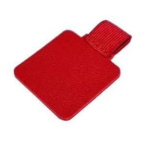 Red Pen Loop Pen Holder Self Adhesive Elastic Pencil Loop Faux Leather Stylus Pencil Holder Universal Fit for Notebooks Diaries Tablets Calendars Planner Journals Phones Clipboards (Red)