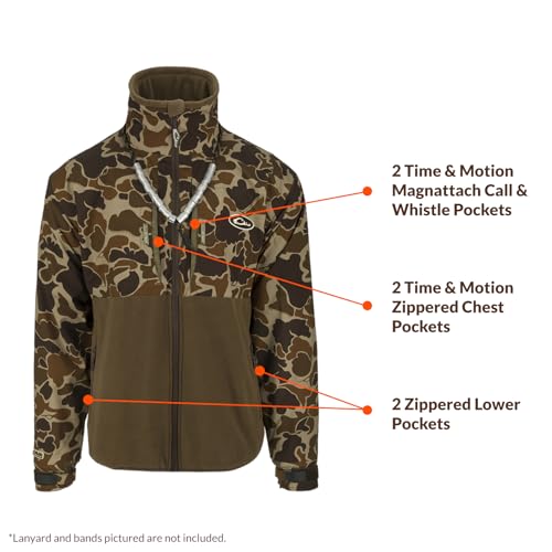 Image of Drake Waterfowl Men's Mst G-flex Eqwader Full Zip Jacket