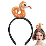 蛇 カチューシャ 被り物 ぬいぐるみヘビヘアバンド ヘビ ヘアバンド 蛇 カチューシャ 被り物 2025年 干支 アニマルカチューシャ レーディズ 動物 仮装 新年 パーティー 撮影 小物 年賀状 プレゼント