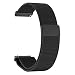 Produktbild ANNYOO Armband für Gear S3 Classic/S3 Frontier, 22 mm Stegbreite Mesh Gewebte Uhrenarmband Edelstahl Metall Armband für Samsung Galaxy Watch 46mm (Schwarz)