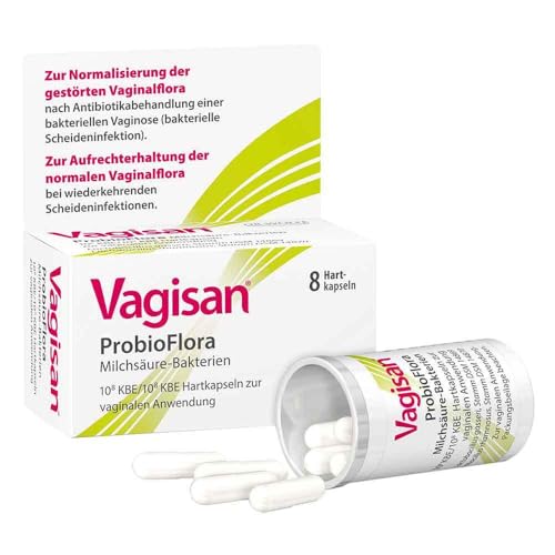 Produktbild Vagisan Probioflora Milchsäure-Bakterien Hartkapseln Vaginalkapseln 8 St