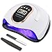 O'Vinna Lampe UV LED Séchoirs à Ongles, Lampe UV Ongles Gel 168W, Lampe Led Ongle Avec Capteur Automatique, 36 Lumières LED, 10s/30s / 60s / 99s et Mode de Soin des Mains, Écran LCD…………