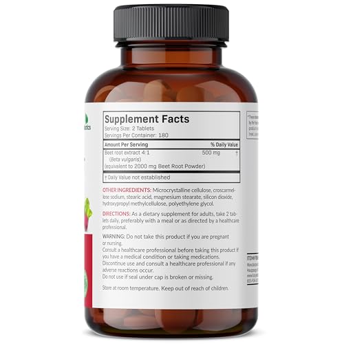 Futurebiotics Beet Root Extra Strength, Non-GMO, 360 Vegetarian Tablets - Thumbnail 2