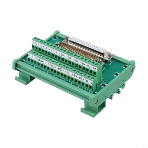 Bloque de terminales DB37 D-Sub de 37 pines con montaje en riel DIN de 100 V 2