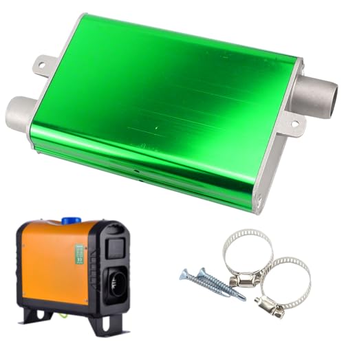 Silencieux d’échappement – Muffler 24mm en d’aluminium pour générateurs | Assure une évacuation haute température sûre avec conception extensible légère pour chauffage,