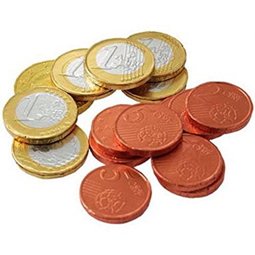 Filets de "Pièces Euros" en Chocolat Cover