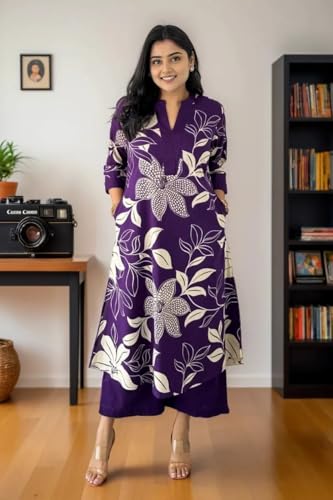 Image of Fashion Basket Wedani Cotton Printed Kurta Set for Women
