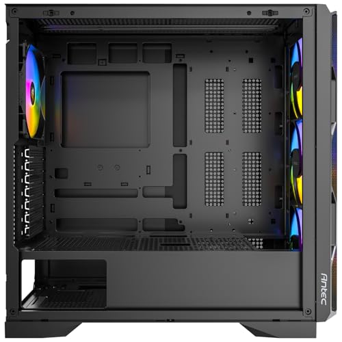 Image of Antec AX1000 ARGB Lite Mid Tower Gaming Case 4 x 140mm ARGB PWM Fans Included Type C 3.2 Gen 2 E ATX Support High Airflow Mesh Front