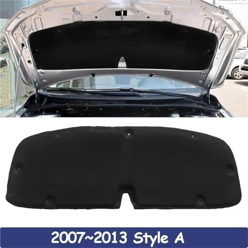 Isolant capot Toyota Corolla E140 E150 en coton acoustique premium 2007-2013