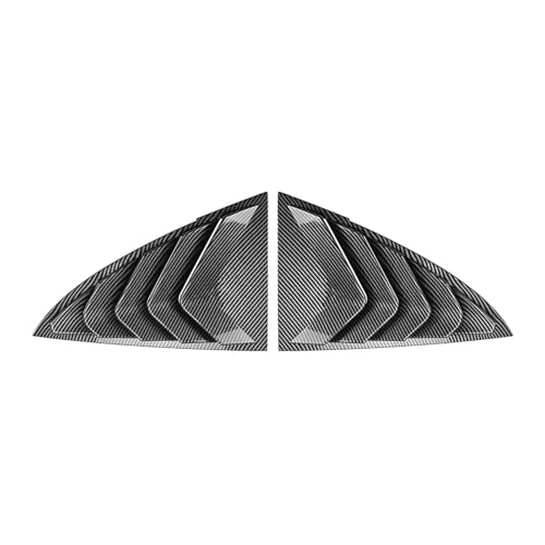 Volets de lunette pour Tesla protégeant de la chaleur persiennes latérales carbone
