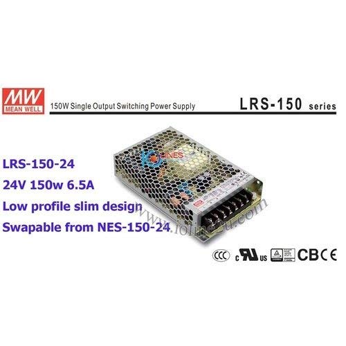 MeanWell LRS150 24VDC@6.5A Switching Power Supply : Amazon.in