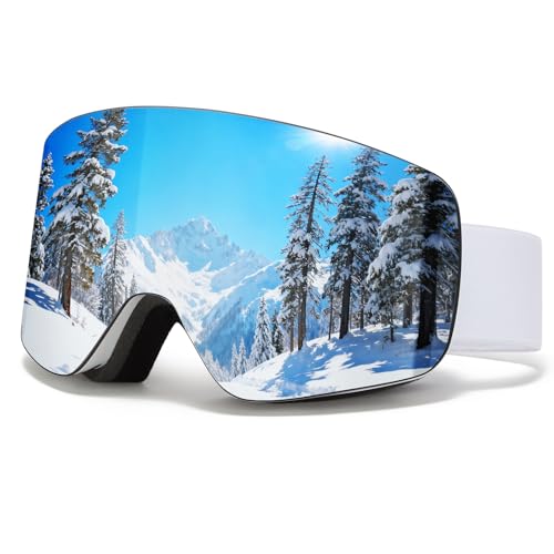 [VCOROS] �X�L�[�S�[�O�� �X�m�[�{�[�h�S�[�O�� �ዾ�Ή� UV400 OTG�L���� �_�u�������Y �h��/�h��/�܂�h�~ �X�m�{ �X�L�[ ���E�\�����Y ���f�B�[�X �����Y �y�ʂƑϏՌ� �w�����b�g�Ή� �X�L�[�p�̃X�|�[�c�S�[�O�� (���g-�V���o�[)