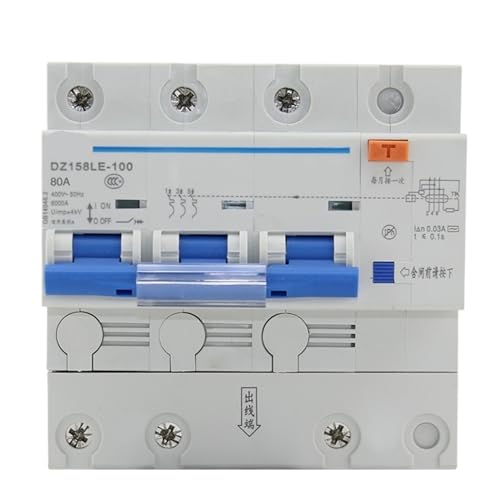 Disjoncteur RCBO DZ158LE-100 résout les pannes de surcharge sur réseau triphasé
