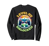 Photo Gallery level 52 maglietta sbloccata video gamer 52 ° compleanno felpa Photo Gallery level 52 maglietta sbloccata video gamer 52 ° compleanno felpa