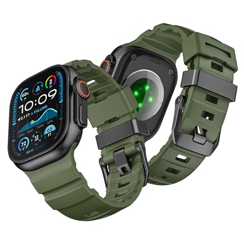 VeveXiao �t�b�f�S�� �g���C�����[�v�o���h Apple Watch Ultra 2 �o���h 49mm 46mm 45mm 44mm�ɑΉ� �\�t�g�V���R�� �X�|�[�c�h���X�g���b�v iWatch Ultra Series 10 9 8 7 6 5 4 