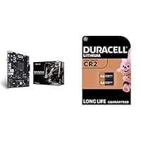Biostar B550MH Ver. 6.0 AMD B550 Socket AM4 Micro ATX + Duracell High Power Lithium CR2 Batterie 3 V
