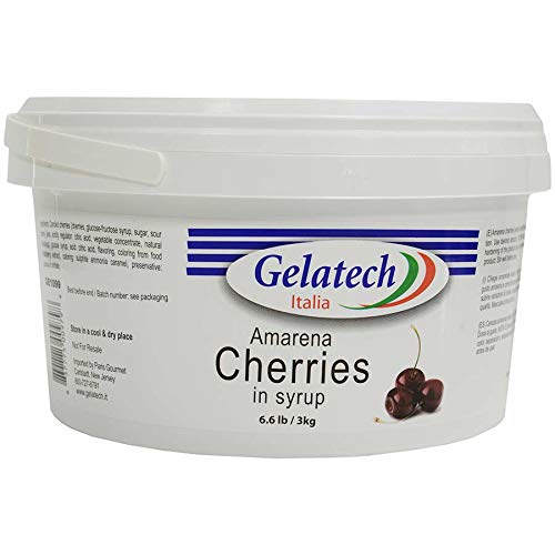 Cerezas Amarena en almíbar - 1 cubo - 6.6 libras