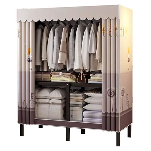 Armoire à vêtements pliable grand format pour un salon ordonné