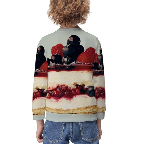 Piece of Cheesecake CakeChildren's Casual Pullover Sweatshirt Loose Fit7-9Y2