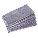 MOPHOEXII Pure Lead Ingots,Lead Sheet with 99.9% Laboratory-Quality Purity for Bullet Casting, Fishing Sinkers, and Fishing Weights 5.3 LBS